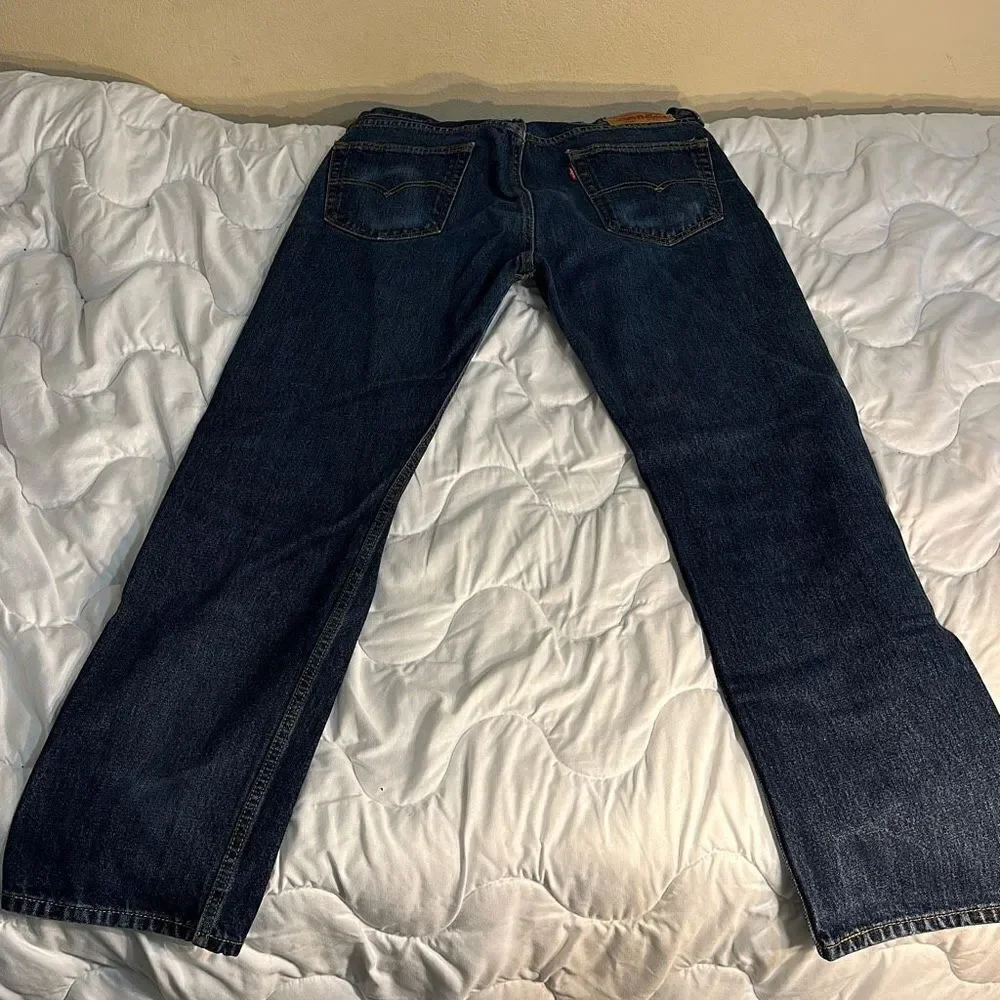 Levi’s 505 Denim Waist: 34, Inseam: 30 inches